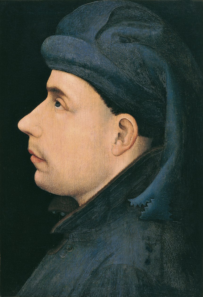 Portrét Václava I., vévody lucemburského, ca. 1400-1415 od Unbekannt