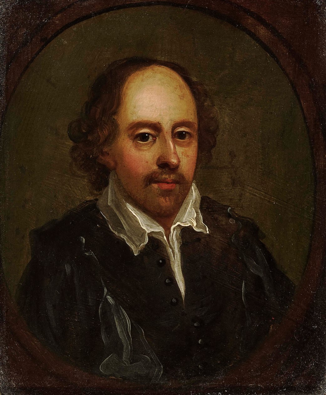 Portrét Williama Shakespeara 1564-1616, první polovina 17. stol. od Unbekannt