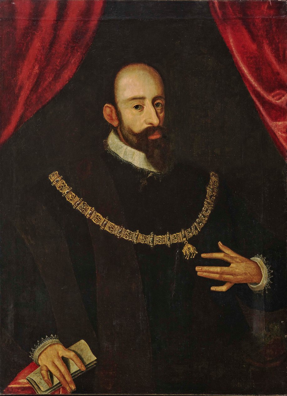 Portrét Viléma V. 1548-1626, vévody bavorského. od Unbekannt