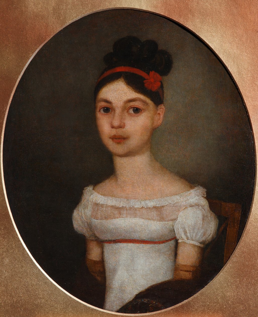 Portrét Jelizavety Fjodorovny Ozerové, rozené Zagrjazyské 1800-1885, c. 1815 od Unbekannt