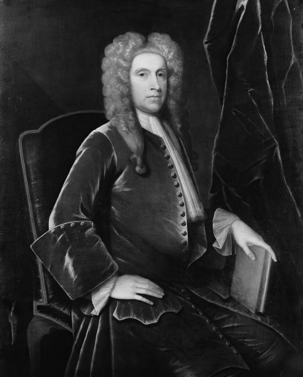 Portrét muže, ca. 1720-30. od Unbekannt