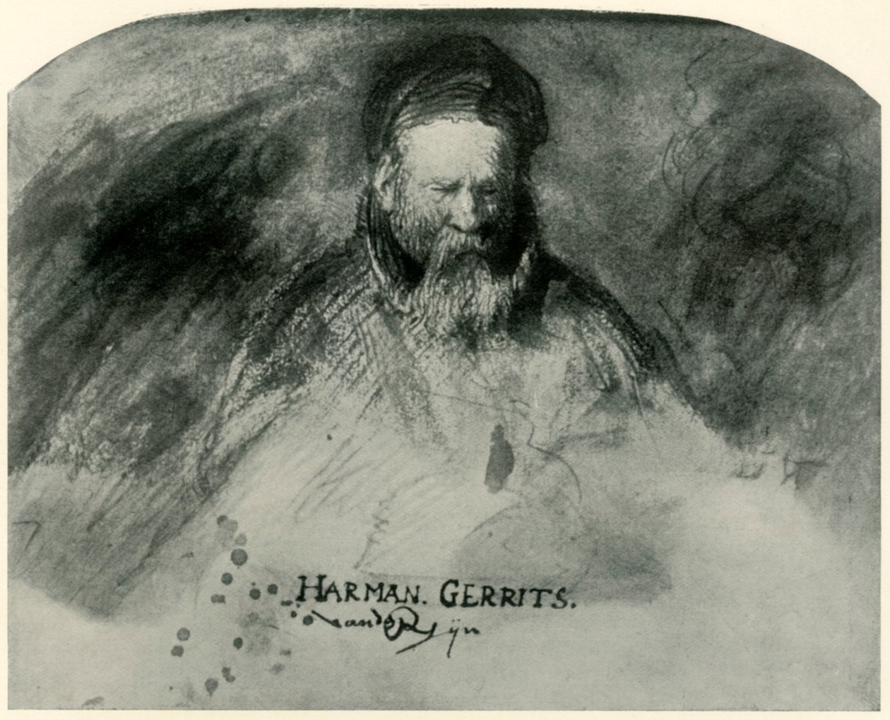 Portrét otce starého muže Rembrandts, 1625-1630, 1906. od Unbekannt