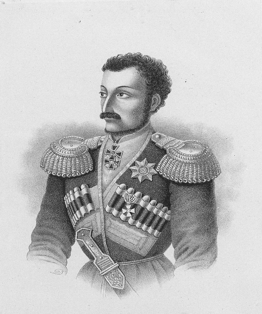 Portrét generálmajora Nikolaje Slepcova 18151851, 1877 od Unbekannt