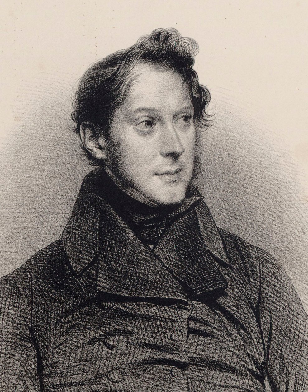 Portrét pianisty a skladatele Amédée Méreaux 1802-1874. od Unbekannt
