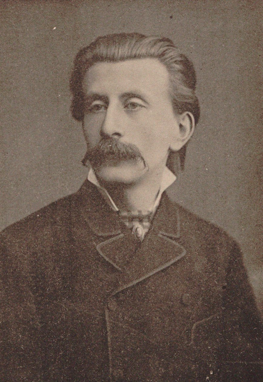 Portrét pianisty a skladatele Moritze Moszkowského 1854-1925, ca. 1886-1890. od Unbekannt