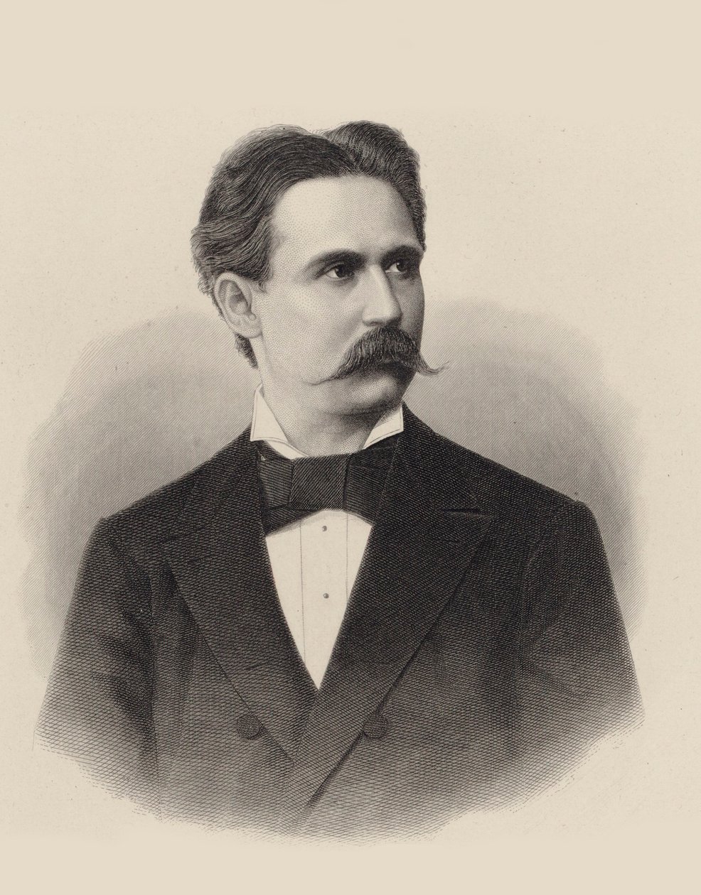 Portrét klavíristy a skladatele Xavera Scharwenky 1850-1924, c. 1880. od Unbekannt