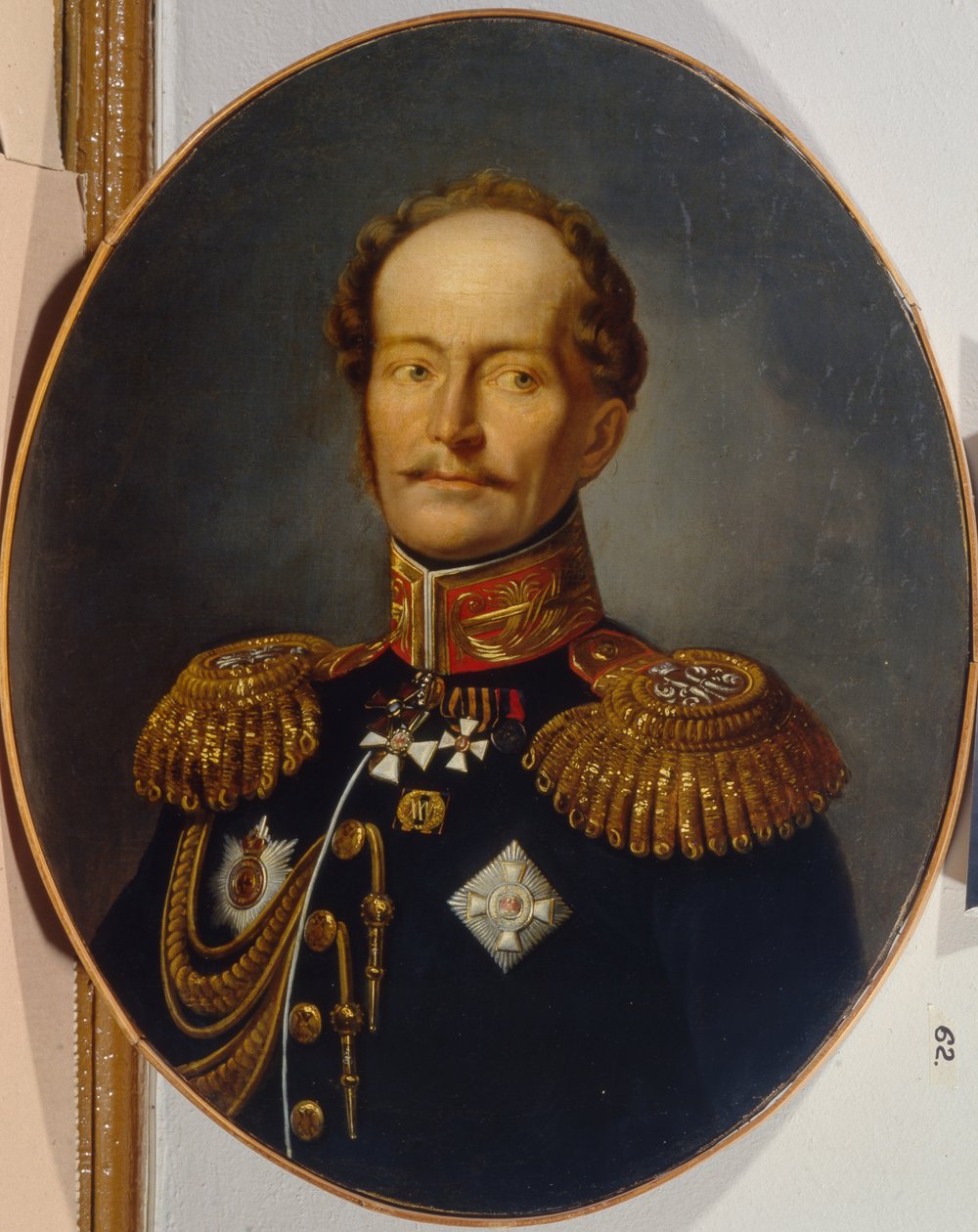 Portrét generálního adjutanta Karla Karlovicha Merdera 1787-1834, 20. léta 19. století od Unbekannt