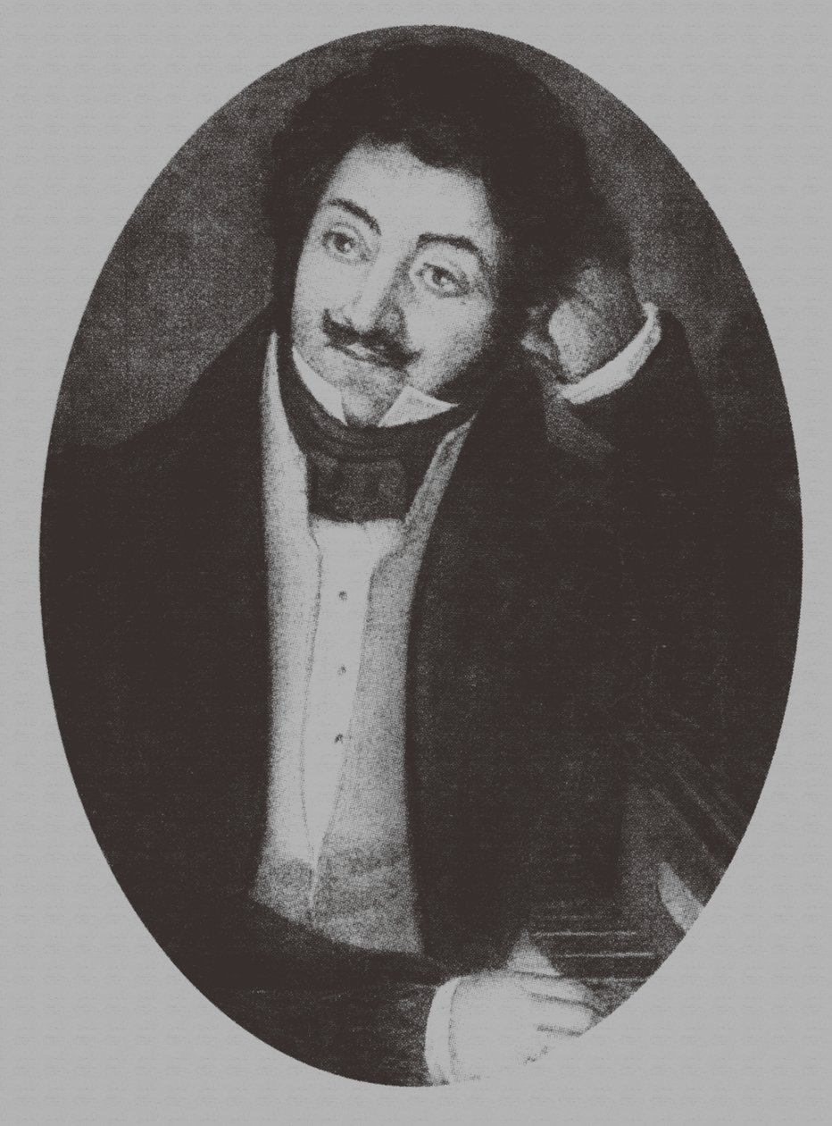 Portrét skladatele Alexandra Aleksandroviče Alyabyeva 1787-1851, 1810 od Unbekannt