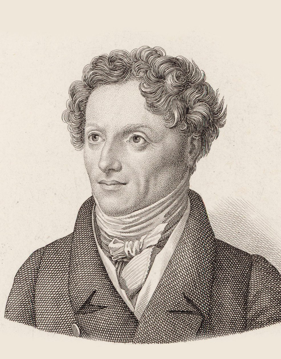 Portrét skladatele Francesca Morlacchiho 1784-1841. od Unbekannt