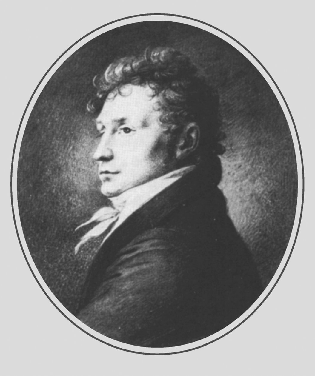 Portrét skladatele Friedricha Kuhlaua 1786-1832, počátek 19. století. od Unbekannt
