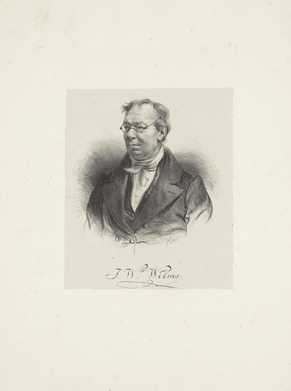 Portrét skladatele Johanna Wilhelma Wilmse 1772-1847, 1835. od Unbekannt