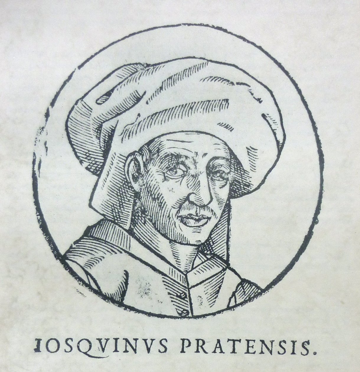 Portrét skladatele Josquina des Prez, c. 1610 od Unbekannt