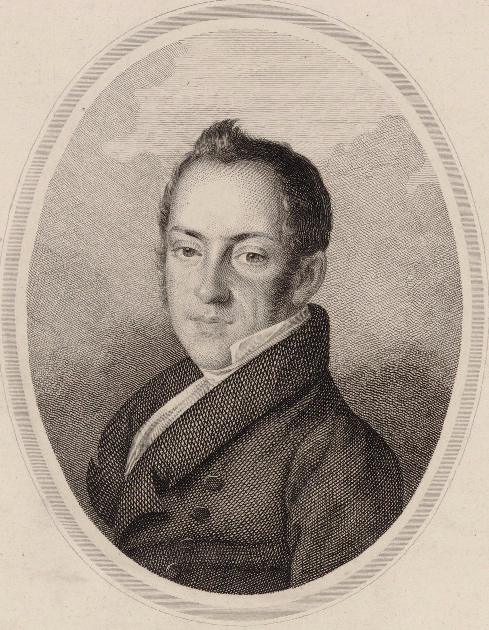 Portrét skladatele Saveria Mercadante 1795-1870. od Unbekannt