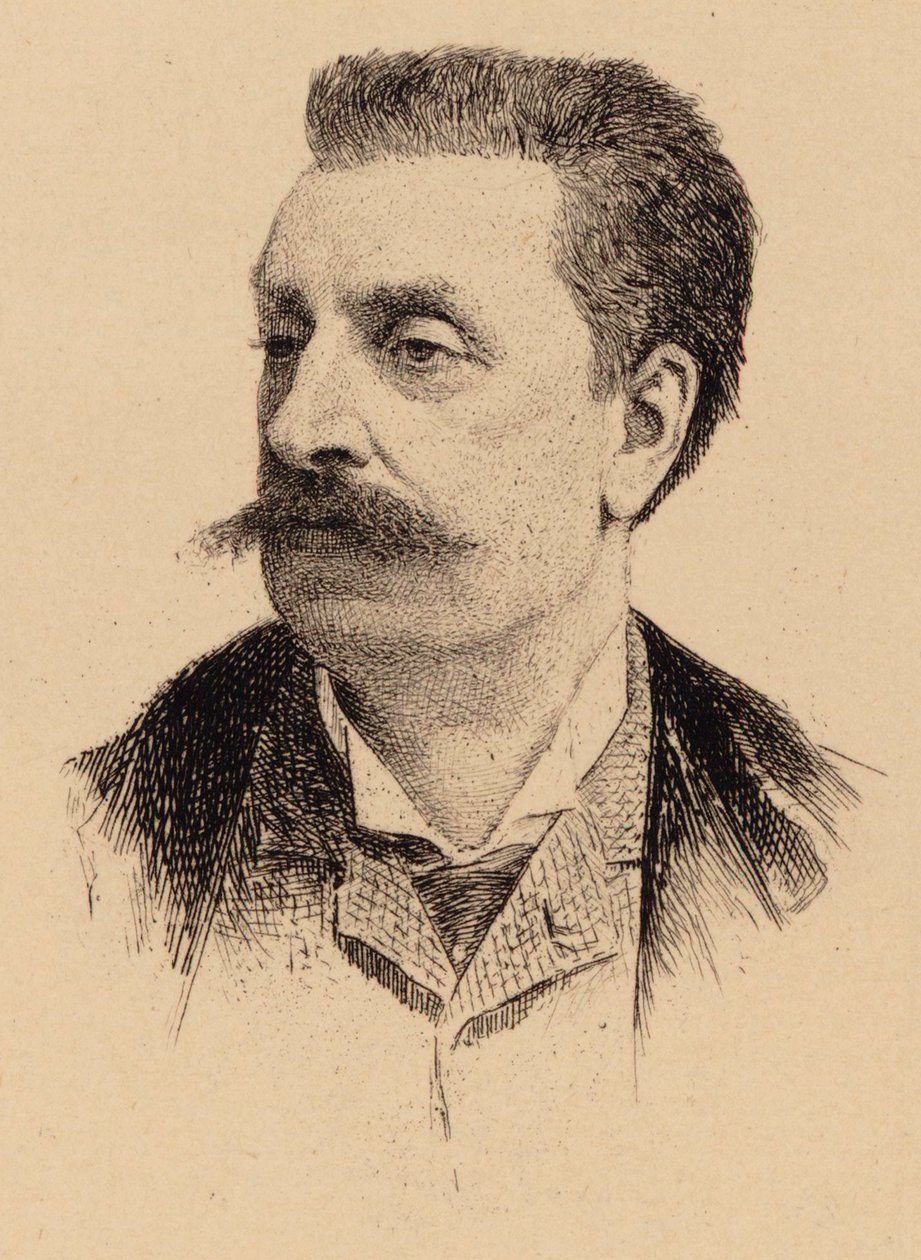 Portrét skladatele Victorina de Joncières 1839-1903. od Unbekannt