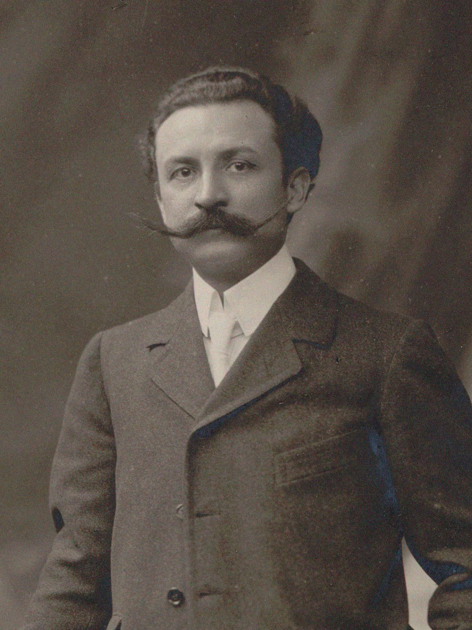 Portrét skladatele Xaviera Lerouxe 1863-1919, c. 1910. od Unbekannt