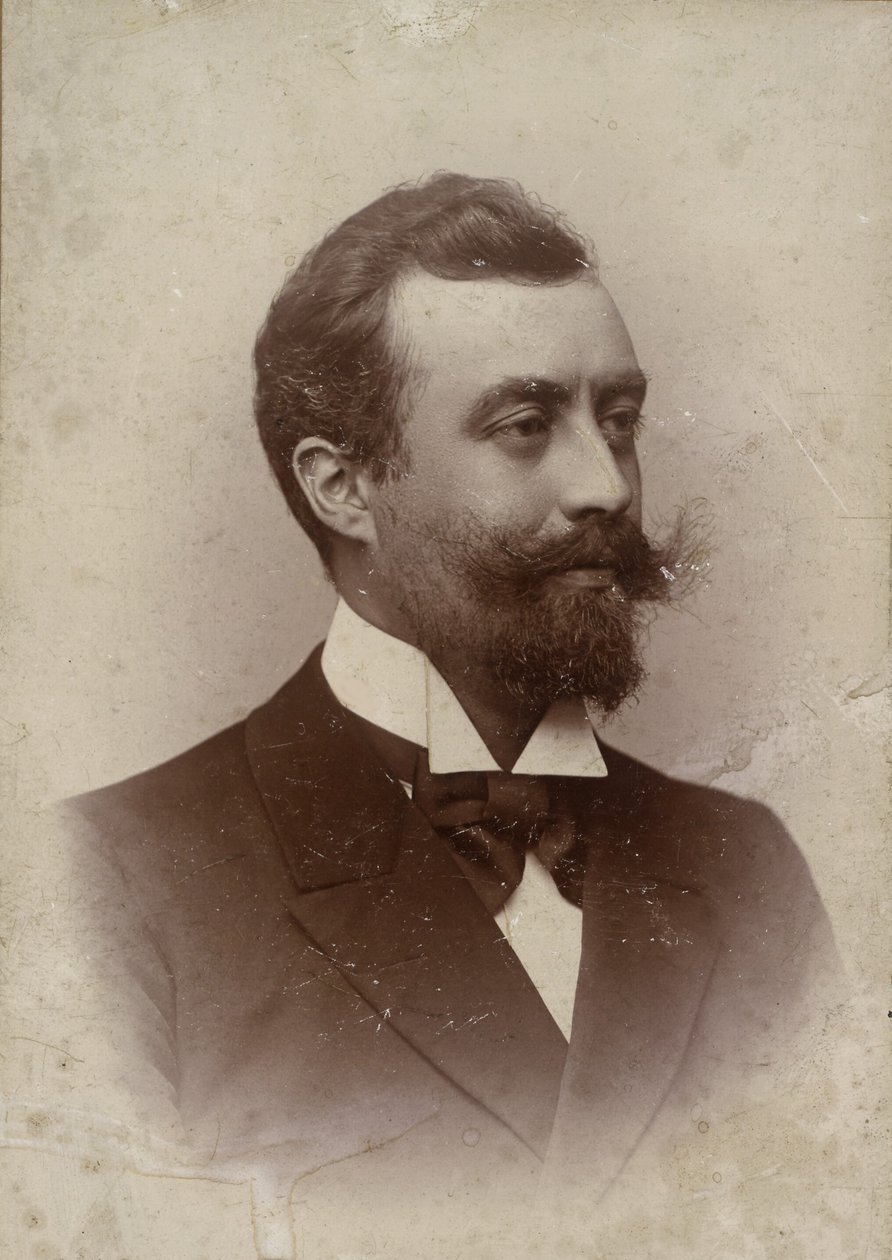 Portrét skladatele a varhaníka Alfreda Toffta 1865-1931, 1898. od Unbekannt