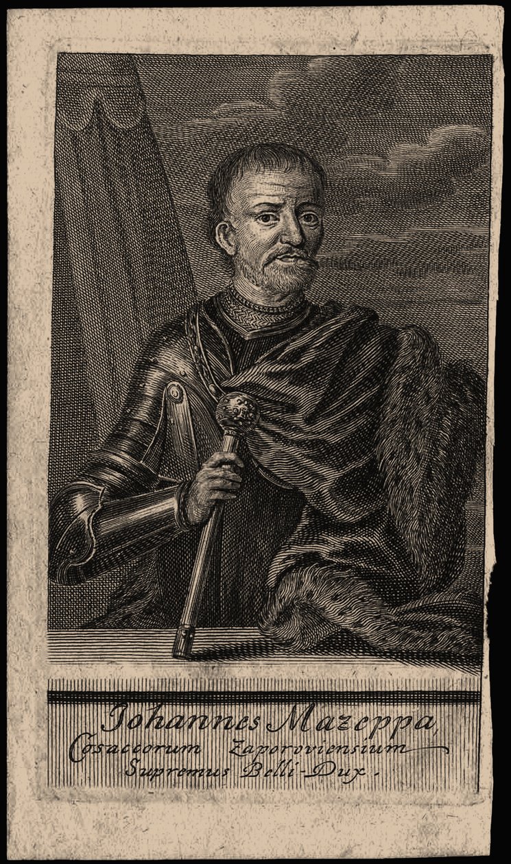 Portrét hejtmana Ivana Mazepy 1639-1709, počátek 18. stol. od Unbekannt