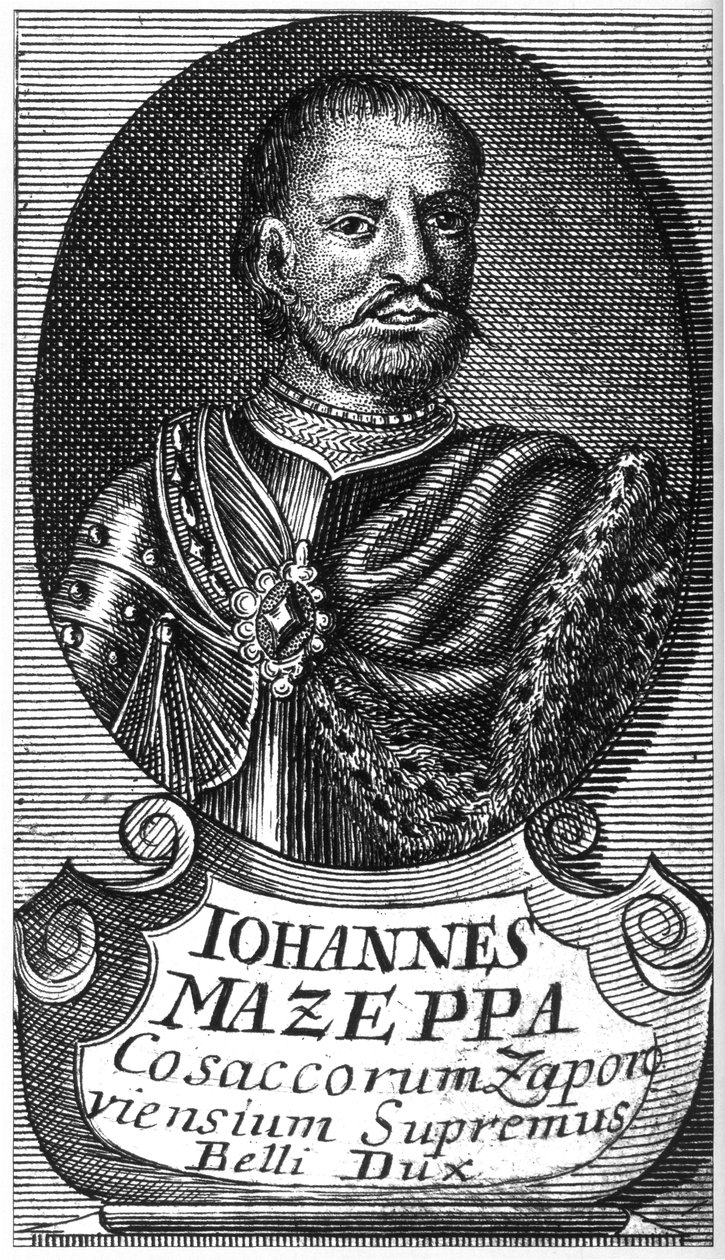 Portrét hejtmana Ivana Mazepy 1639-1709, počátek 18. stol. od Unbekannt