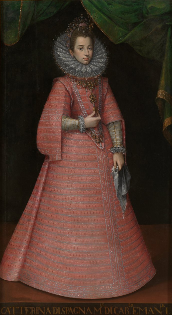 Portrét Infanta Catherine Michelle Španělska 1567-1597 od Unbekannt