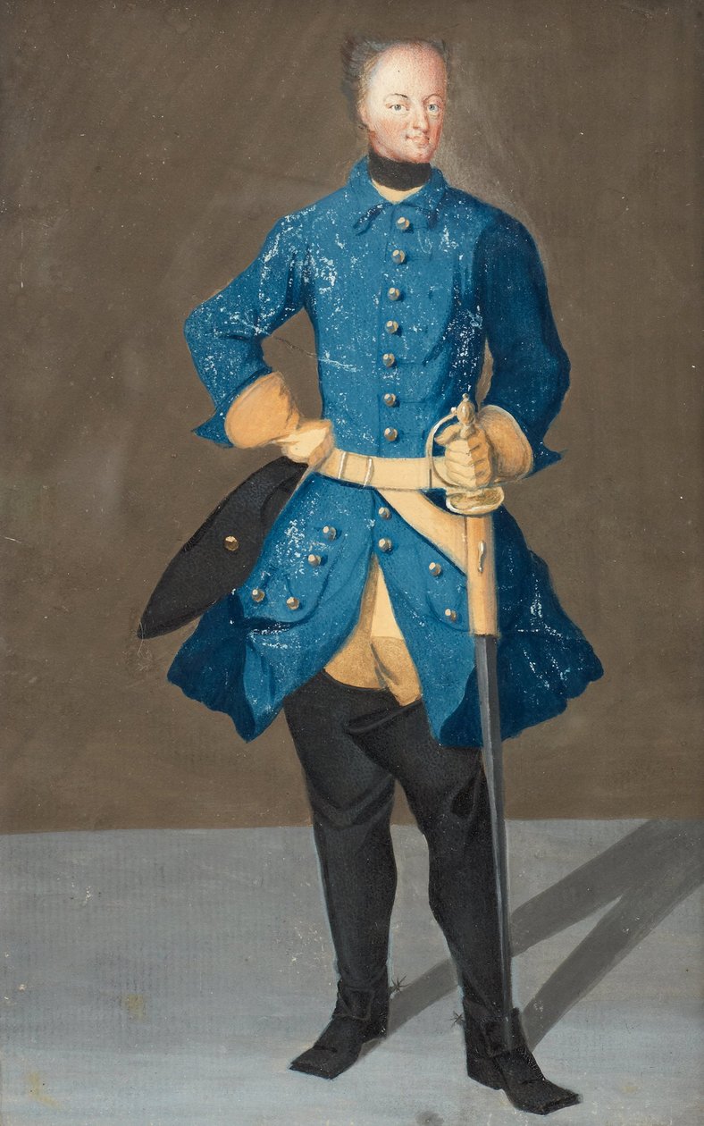 Portrét švédského krále Karla XII. 1682-1718, 1710s od Unbekannt