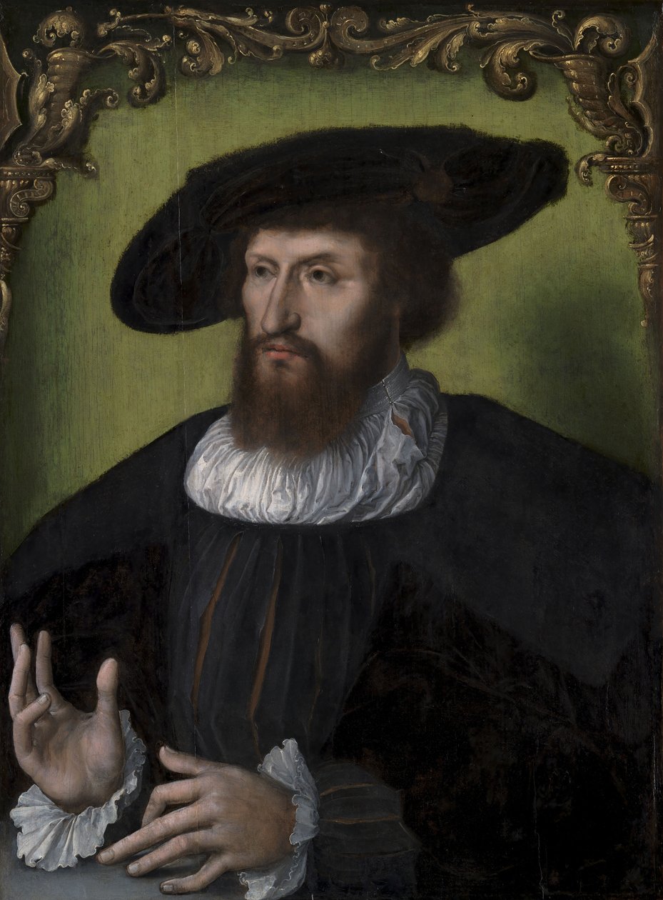 Portrét dánského krále Kristiána II. 1481-1559, 1514-1516. od Unbekannt