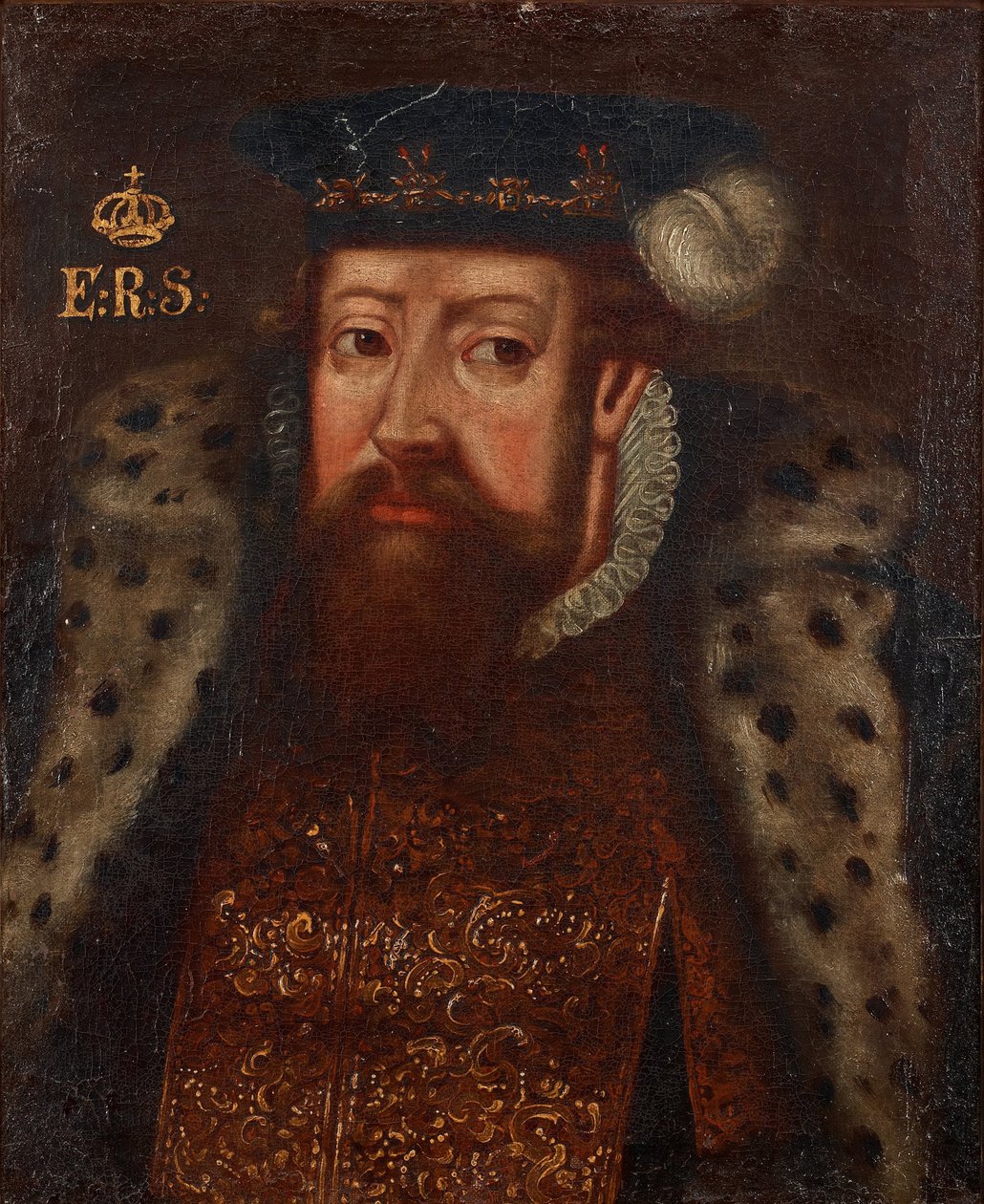 Portrét švédského krále Erica XIV. 1533-1577, um 1700 od Unbekannt
