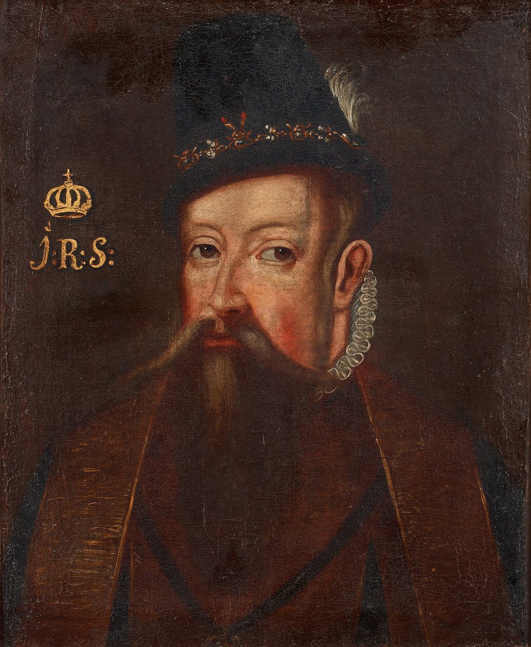 Portrét švédského krále Jana III. 1537-1592, um 1700 od Unbekannt