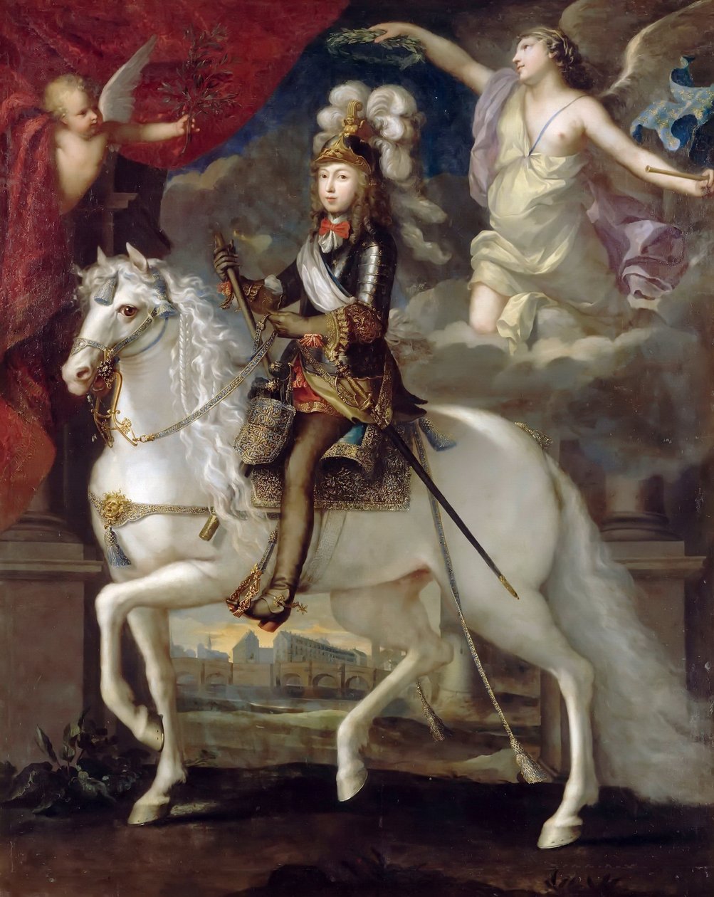 Portrét krále Ludvíka XIV 16381715 jako dítě od Unbekannt