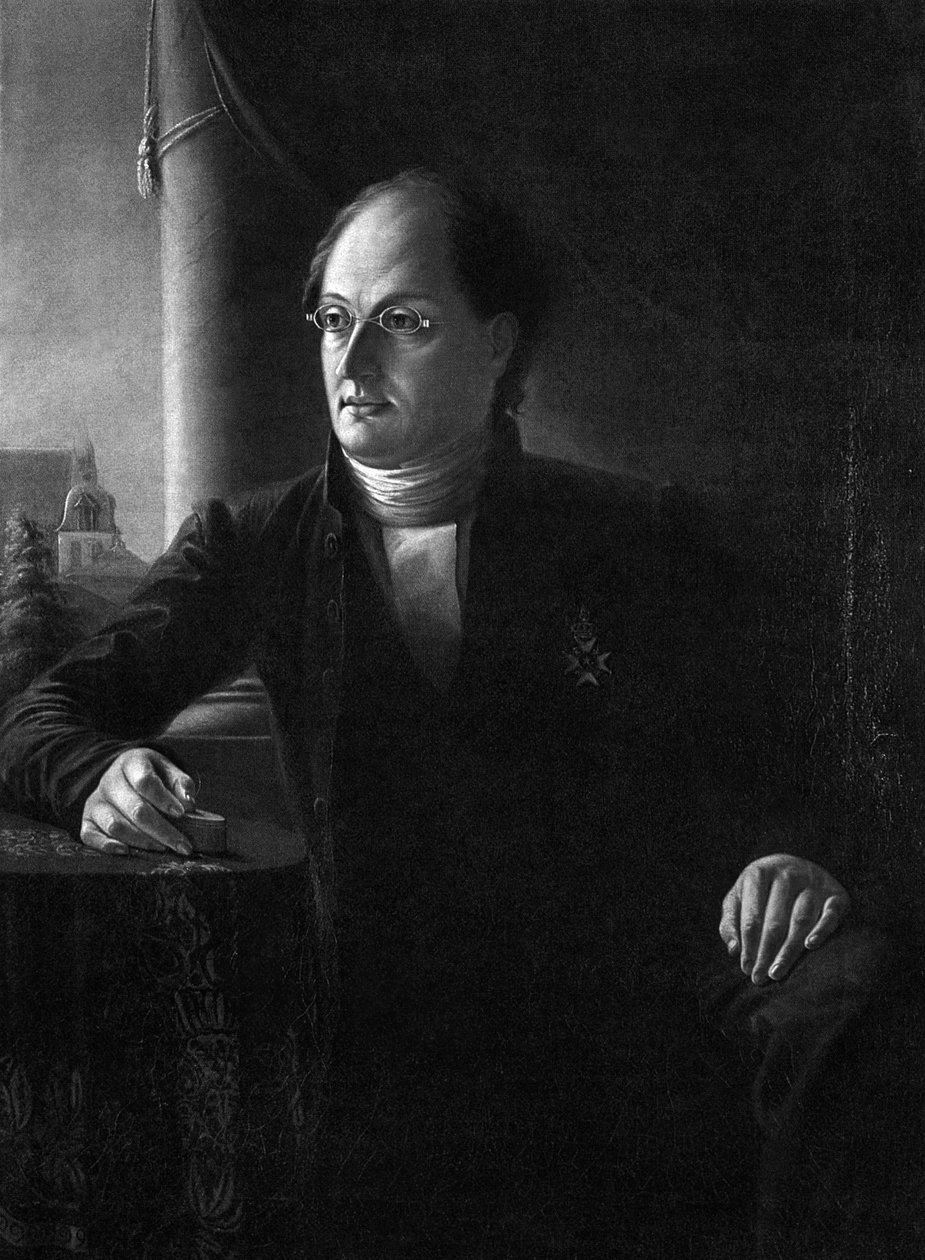 Portrét básníka Johana Ludviga Runeberga 1804-1877 od Unbekannt