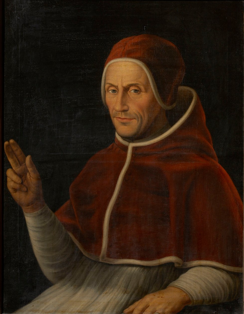 Portrét papeže Adriana VI 1459-1523, c.1630. od Unbekannt