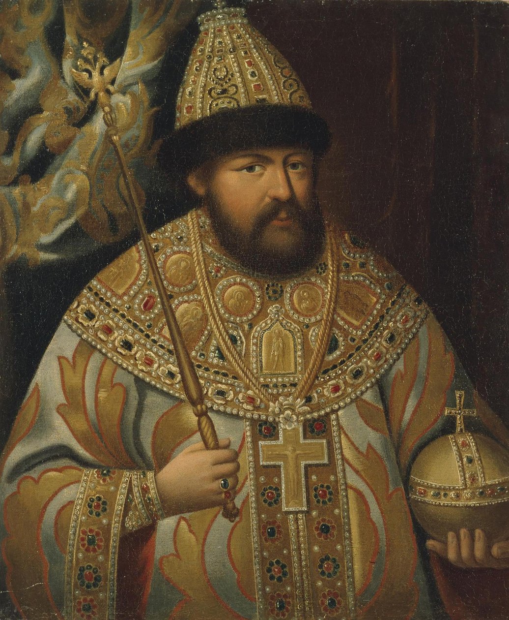 Portrét cara Alexise I. Michajloviče Ruska 1629-1676, konec 18. století. od Unbekannt