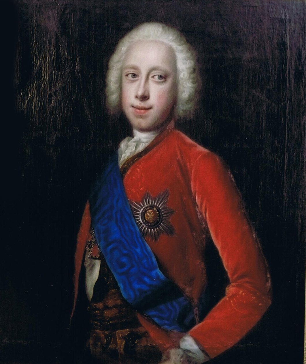 Portrét ruského cara Petra III. 1728-1762, druhá polovina 18. stol. od Unbekannt