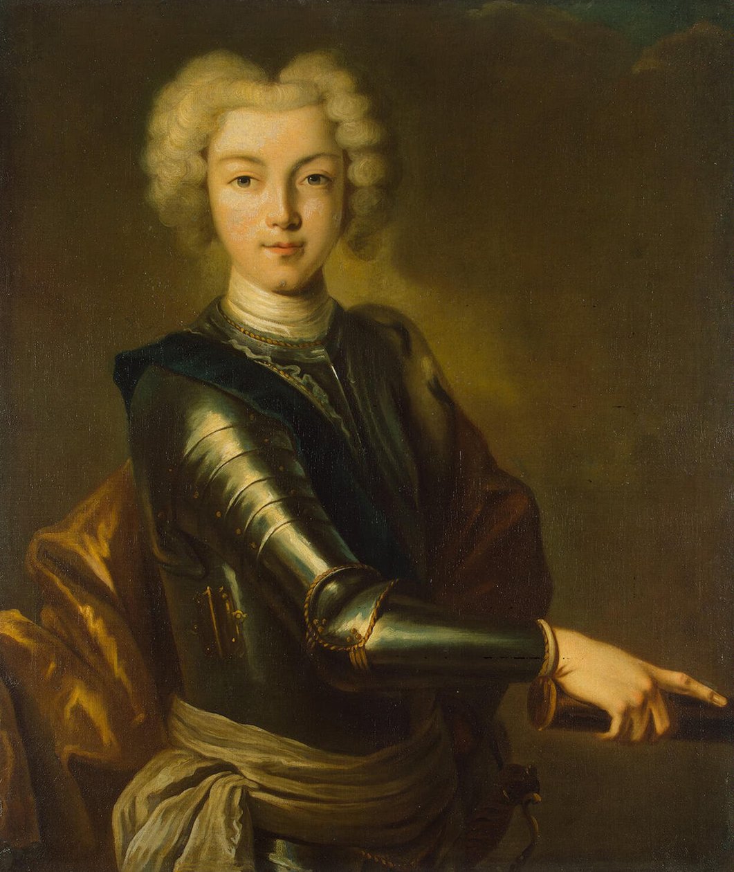 Portrét ruského cara Petra II. 1715-1730, 18. století od Unbekannt