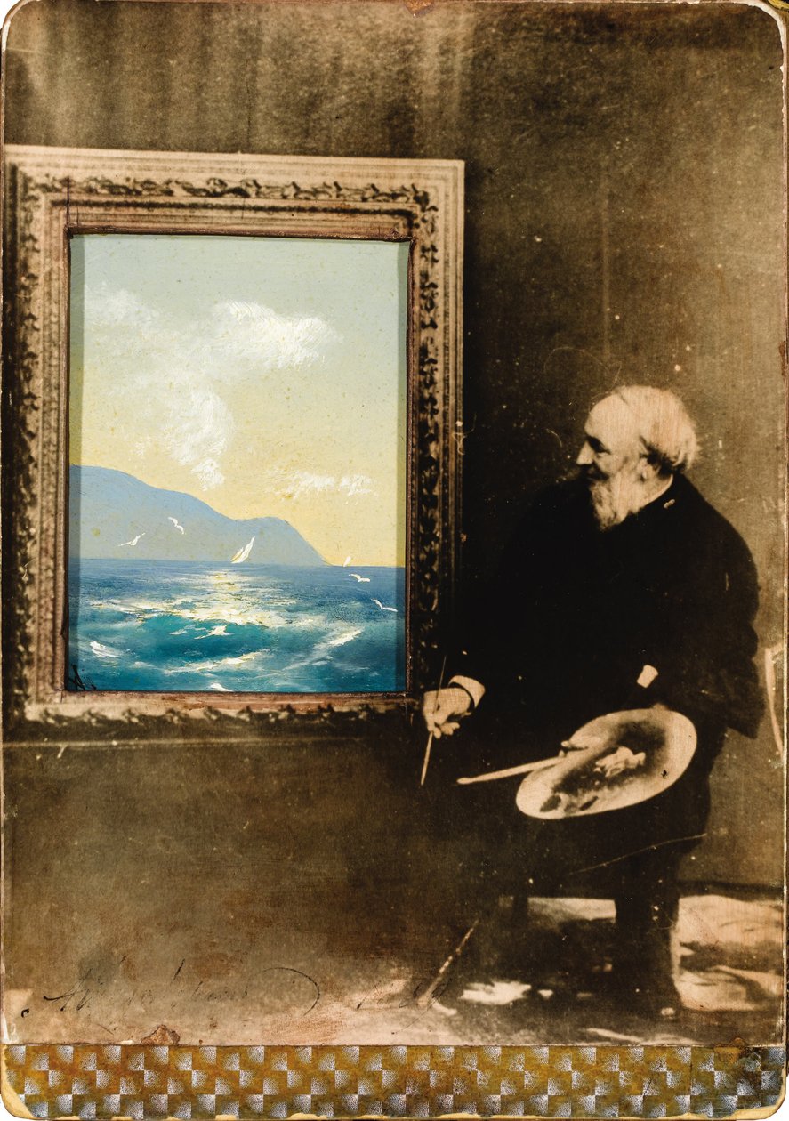Portrét umělce Ivana Ajvazovského 1817-1900, 1889 od Unbekannt