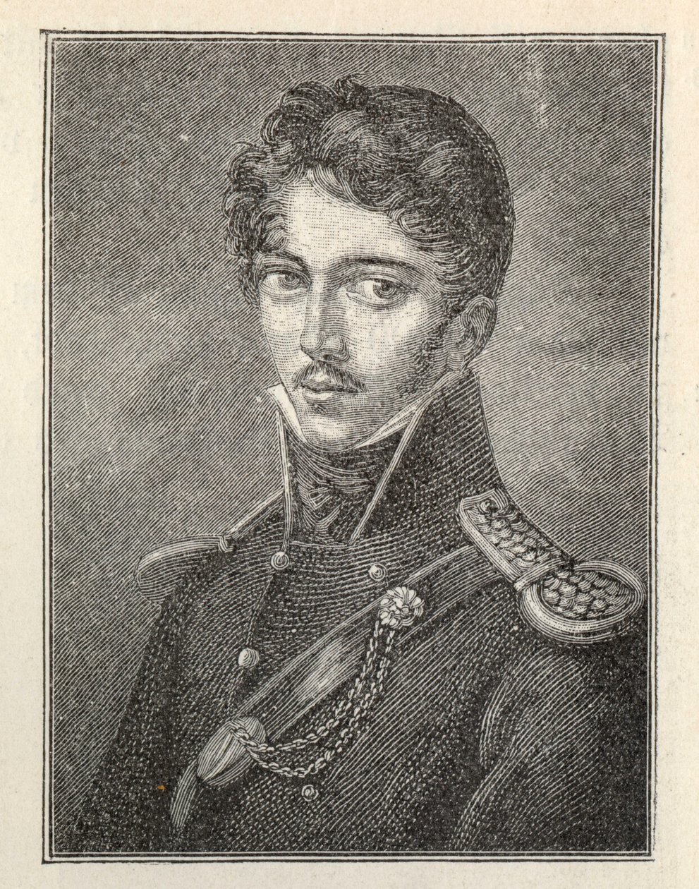Portrét autora Theodora Körnera 1791-1813. od Unbekannt