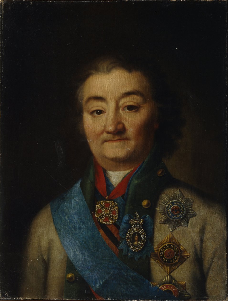 Portrét vrchního velitele flotily hraběte Alexeje Grigorjeviče Orlova z Chesmy 17371808, konec 18. stol. od Unbekannt