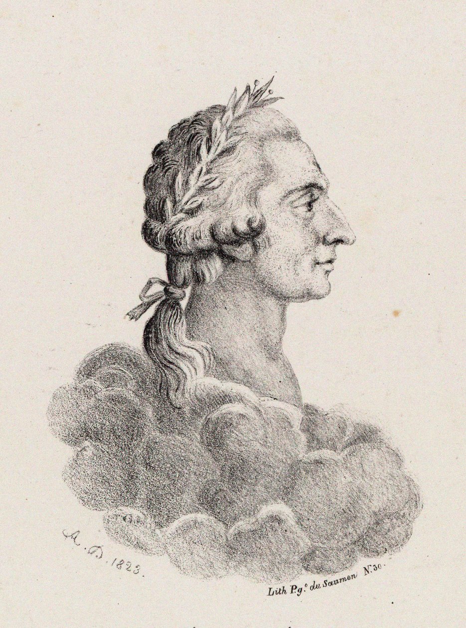 Portrét skladatele Antonia Sacchiniho 1730-1786, 1823. od Unbekannt
