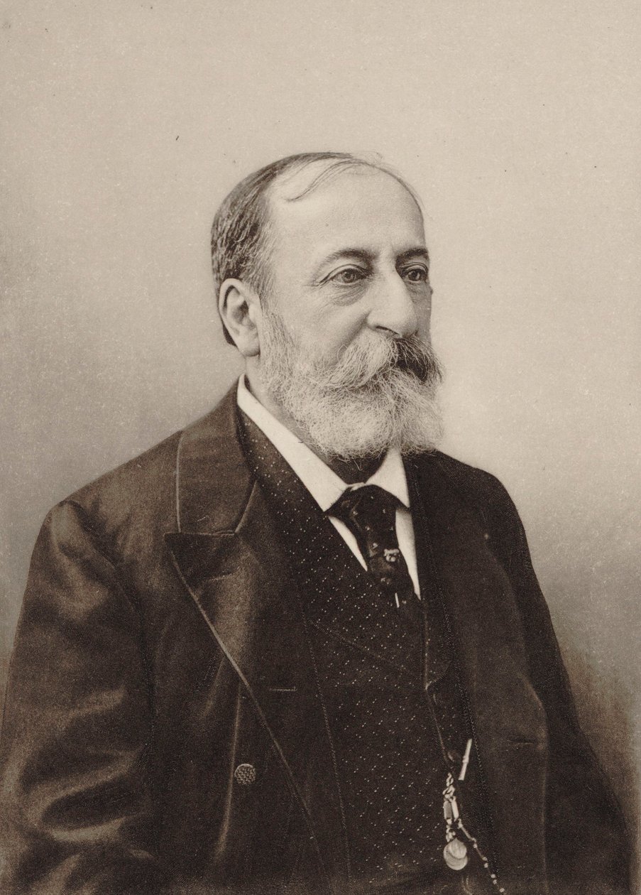 Portrét skladatele Camille Saint-Saëns 1835-1921, 1900. od Unbekannt