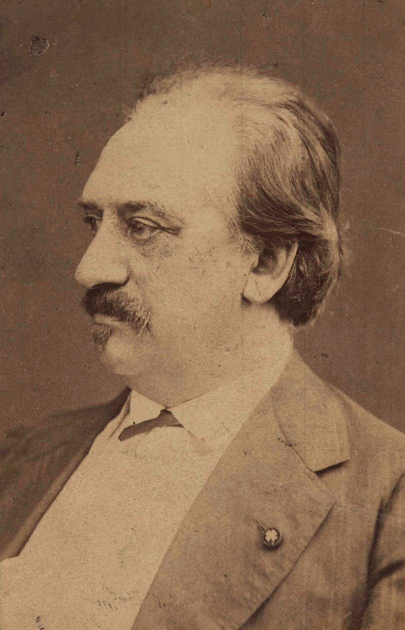 Portrét skladatele Friedricha von Flotowa 1812-1883, c. 1880. od Unbekannt