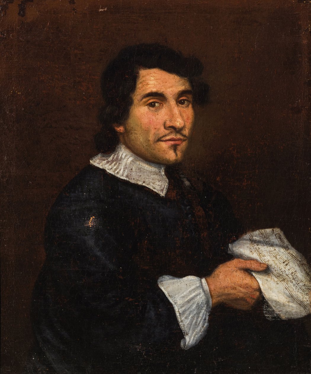 Portrét skladatele Girolama Frescobaldiho 1583-1643, první třetina 17. stol. od Unbekannt