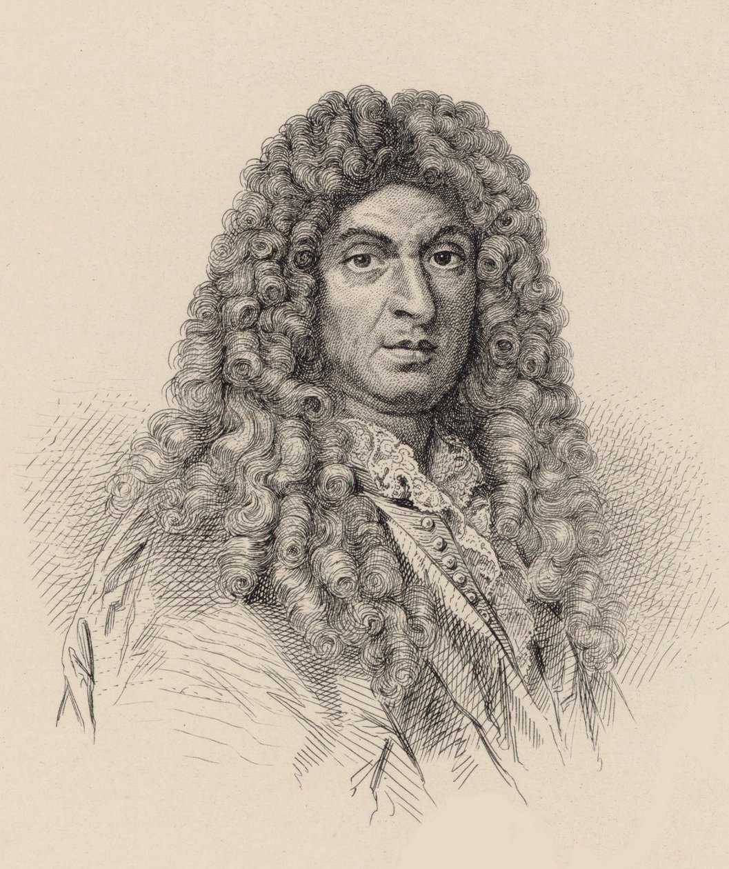 Portrét skladatele Jean-Baptiste Lully 1632-1687. od Unbekannt