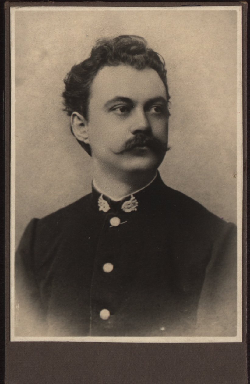 Portrét skladatele Karla Šebora Schebora 1843-1903, c. 1870. od Unbekannt