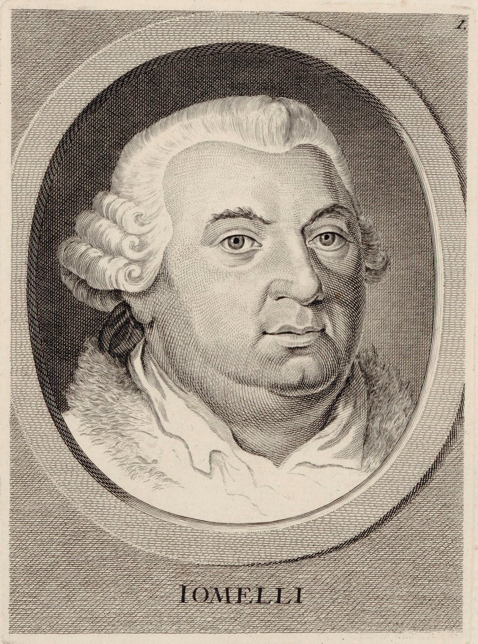 Portrét skladatele Niccola Jomelliho 1714-1774. od Unbekannt