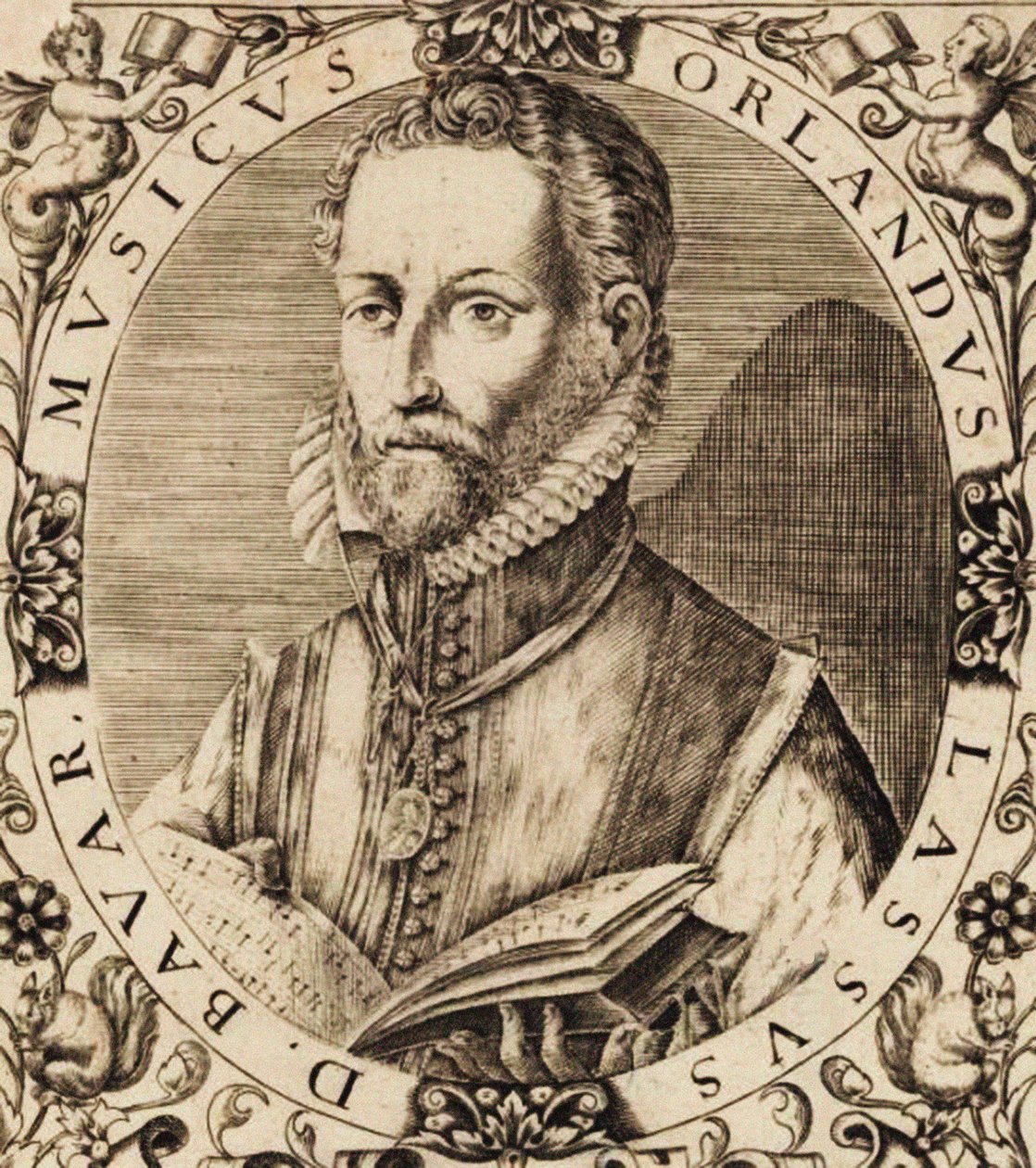 Portrét skladatele Rolanda de Lassus 1532-1594. od Unbekannt