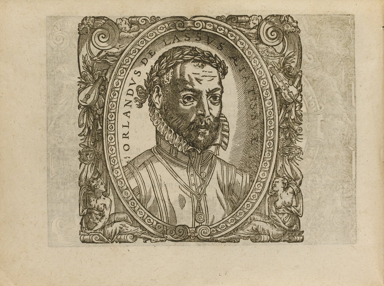 Portrét skladatele Rolanda de Lassus 1532-1594, 1560 od Unbekannt