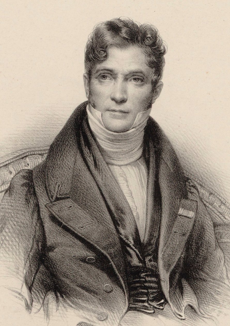 Portrét dirigenta a skladatele Gaspare Spontiniho 1774-1851, cca 1844. od Unbekannt