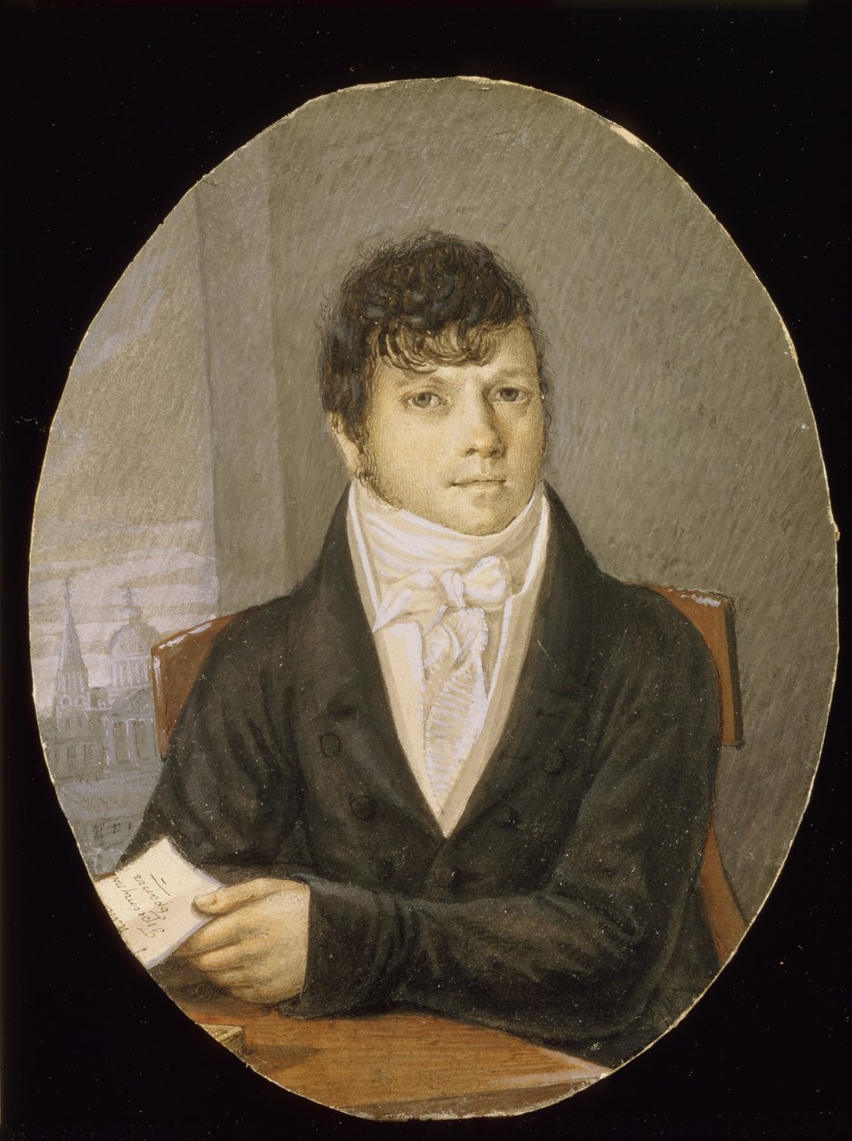 Portrét tanečníka, baletního mistra a scénáristy Ivana Valbercha 1766-1819 od Unbekannt