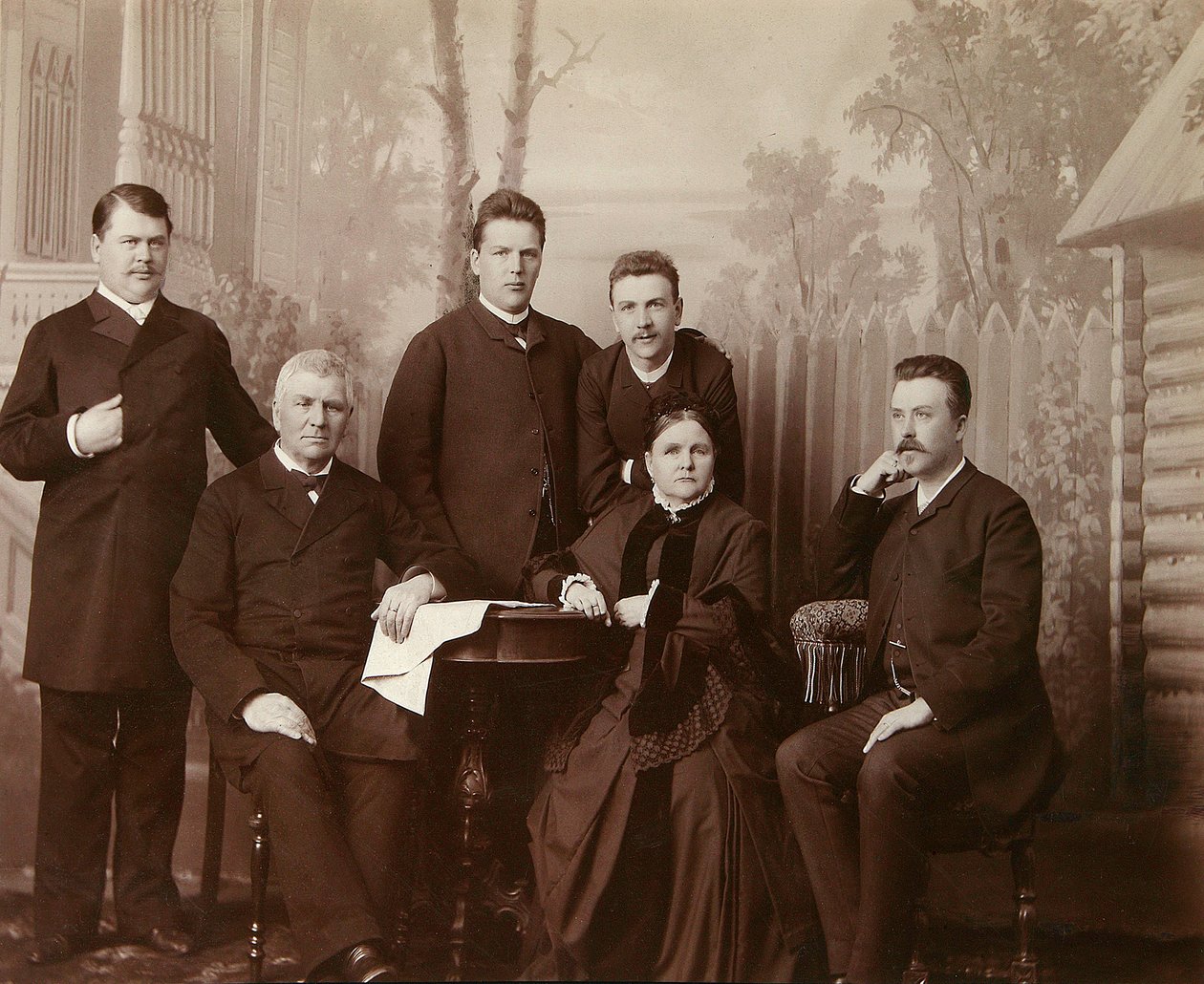 Portrét rodiny Sophie Perovskaya, 1860 od Unbekannt