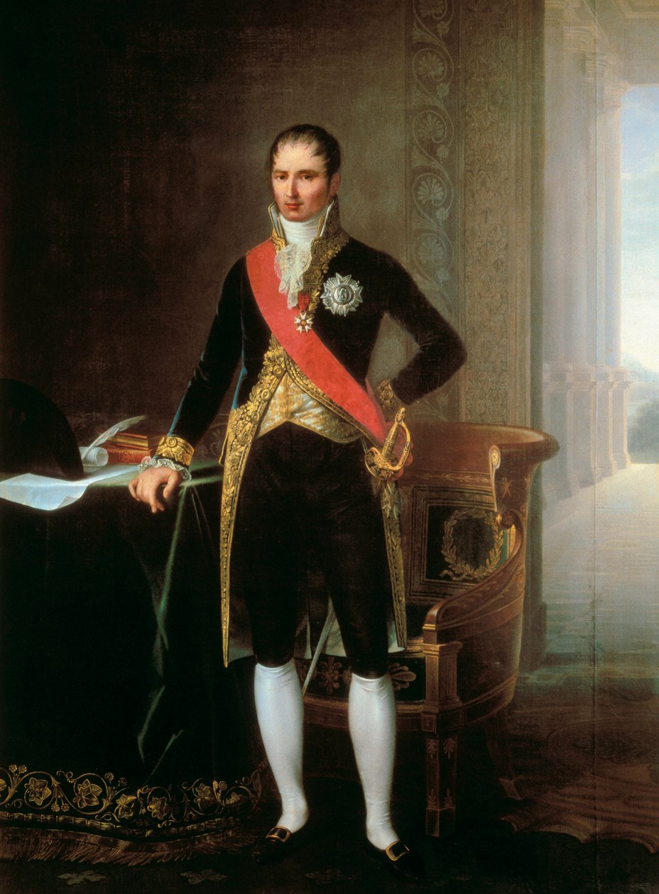 Portrét krále Neapole a Španělska Josepha Bonaparta (1768-1844). Malování. od Unbekannt