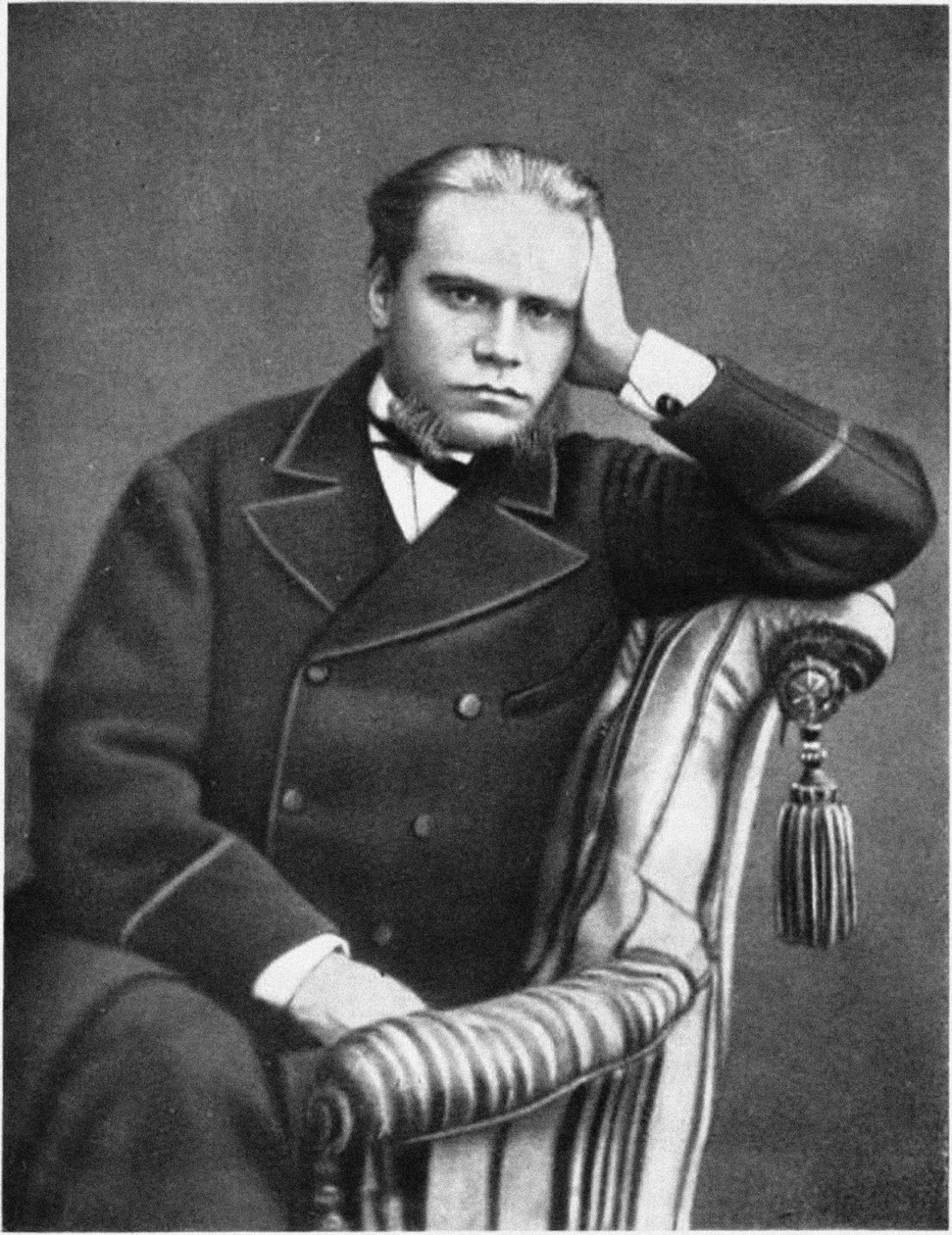 Portrét právníka a autora Anatoliho Fjodoroviče Koniho 1844-1927, 70. léta 19. století od Unbekannt